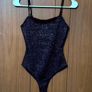 Forever 21 Black Body Suit Sparkly